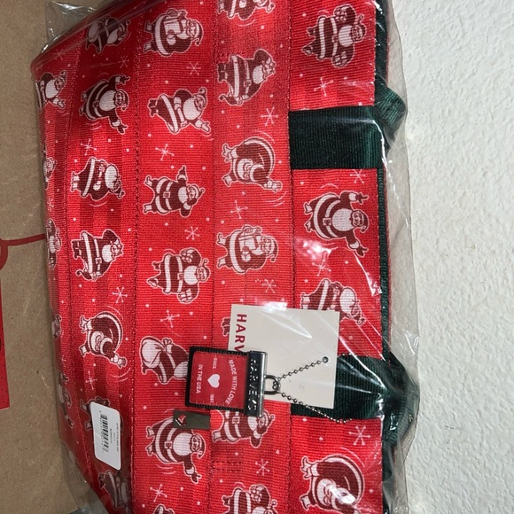 Harvey's Holly Jolly Santa Mini Streamline Tote With Sticker - Picture 3 of 7